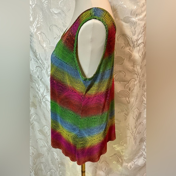 La Fete Colorful Striped Tank Top - Picture 2 of 4